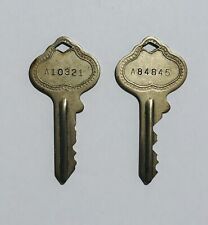 Lot Of 2 Vintage Weiser Company Keys #A10321 #A84845 picture