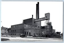 Alexandria Minnesota MN Postcard RPPC Photo Power Plant Cars c1940's Vintage picture