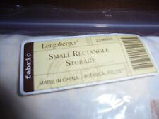 Longaberger Small Rectangular Storage Basket Liner - Botanical Fields LINER ONLY picture