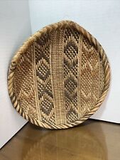 Vintage Native American Basket Tray/Wall Hanging-12” Tear Drop Shaped picture