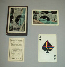 Scarce old vtg ca 1930's O'neall Armco Drainage Prod deck playing cards w/box picture