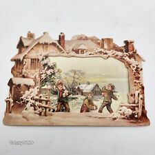 Vintage 1983 Merrimack 3D Christmas Greeting Card Americana 1900's Never Used  picture