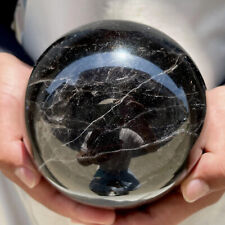 2840g Natural Smoky Quartz Sphere Black Crystal Ball Reiki Energy Healing picture