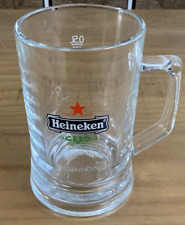 HEINEKEN Red Star .5L Glass Beer Mug Stein picture