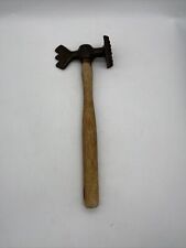 Vintage Meat Tenderizer Cleaver Mallet Kitchen Tool Wood Handle 10” picture