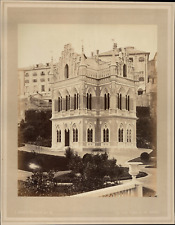 Celestino Degoix, Italy, Genoa ?, Building to Identify, Vintage Albumines p picture
