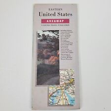 1989 Eastern United States Area Map Vintage picture