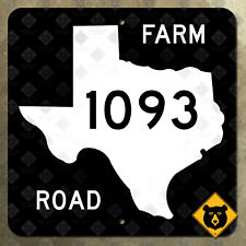 Texas Farm to Market Road 1093 highway route sign Houston Westheimer 12x12 picture