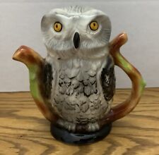 Owl On A Branch Teapot By Tony Wood picture