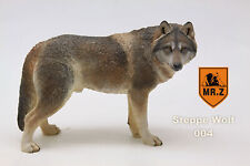 Exquisite Steppe wolf Hand Painted Resin Figurine Statue 1:6 simulation model   picture