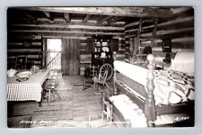 New Salem IL-Illinois RPPC, Dining Room Abraham Lincoln, Vintage Postcard picture