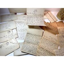Antique Old Handwritten Typed Letters Lot 1920s 1930s Era Ephemera picture