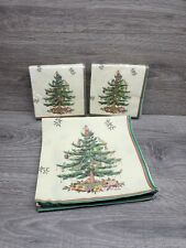 Vtg Spode Christmas Tree England Paper Napkins picture