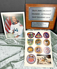 NASA Released Photo & APOLLO Commemorative Stickers from J. McDivitt Collection picture