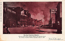 The San Francisco, CA, Disaster, Earthquake & Fire, Early Postcard, Used in 1906 picture