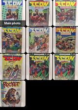 ICON #1  POLYBAGGED & NEWSSTAND DC MILESTONE 1ST APP LOT 6 7 10 15 16 22 picture