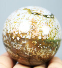 Beautiful  Amazing NATURAL OCEAN JASPER Agate Geode CRYSTAL Sphere Ball HEALING picture
