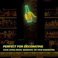 Neon Beer Sign, LED Bar Lights, Dimmable Wall Decor for Man Cave, Home Bar, Club picture
