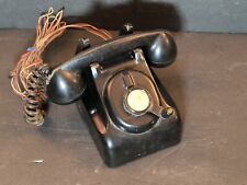 Antique Leich Desk Top Hand Crank Telephone picture