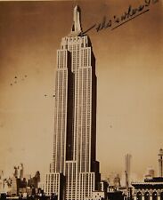 Vintage Postcard, NEW YORK CITY, RPPC, 1945, The Empire State Bldg, To Australia picture