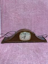 Vintage E. Ingraham Electric Strike Mantle Clock Works picture