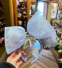 Disney authentic Blue bow Minnie mouse ear headband shanghai disneyland New picture