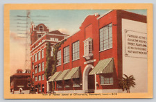 Postcard Davenport, Iowa, View of Palmer School of Chiropractic 1947 A610 picture