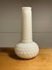 Vintage White Hobnail Milk Glass Bud Vase 7”￼ picture