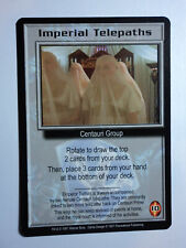 1997 BABYLON 5 CCG - PREMIER ( 1ST ) EDITION - RARE CARD - IMPERIAL TELEPATHS  picture