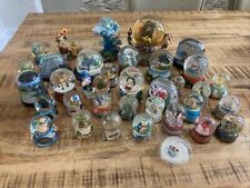 Vintage Lot of 35 Plastic Snow Globes CHRISTMAS Locales (1) Musical MORE Ceramic picture