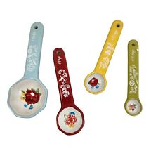 The Pioneer Woman Floral Stoneware Ceramic Measuring Spoons Set of 4 picture