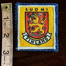 Vintage Holland Suomi Finland Patch picture