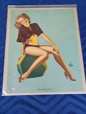 1940s Earl Moran Pinup Girl Picture Never Too Young to Yearn Art Mancave picture