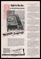 1955 John Waldron New Brunswick NJ Couplings Photo Rockefeller Center Print Ad picture