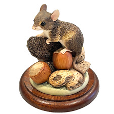 Border Fine Arts Mouse & Nuts MM04 by A Wall 1992 picture