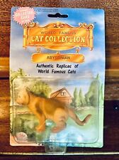 Funrise Abyssinian Cat Toy Figure World Famous Cat Collection 1989 picture