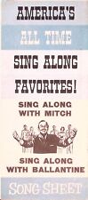 P. Ballantine & Sons Beer America's Sing Along Favorites Pamphlet Song Sheet picture