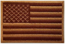 50 Pcs USA American Flag DESERT Embroidered Patches 3.5