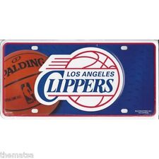 LOS ANGELES LA CLIPPERS TEAM LOGO NBA BASKETBALL METAL LICENSE PLATE MADE IN USA picture
