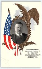 1905 President Theodore Roosevelt Inauguration Embossed Political Postcard UNP picture
