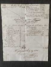 BIG Antique 1812 American Document Hopkinton, Massachusetts MA Signed Carleton picture