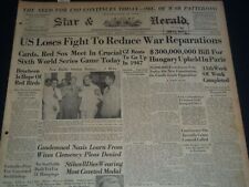 1946 OCT 13 PANAMA STAR & HERALD NEWSPAPER - JOSEPH STILWELL DIES - NT 7538 picture