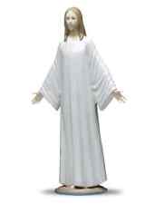 Jesus Figurine-Lladro. Glossy Porcelain Figurine of Jesus in White Tunic  #5167 picture