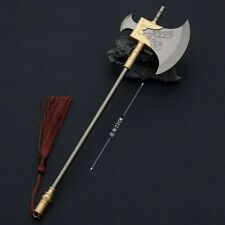 Wiking Axe Balmung King Weapon Model Letter Opener Mini Viking Keychain Toy picture