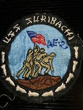 1950s Early 1960s Japanese Made USS Surabachi AE-21 Ships Patch 6x6 Inch L@@K picture