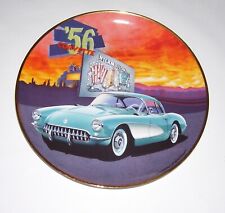 1956 CORVETTE / COLLECTOR PLATE / FRANKLIN MINT /  LIMITED EDITION / JA2684 picture