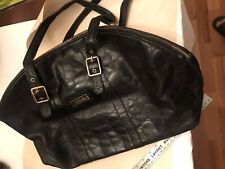TERRIDA Embossed Blunt Bag Tote Handbag Real Calf Leather Handmade in Italy 20