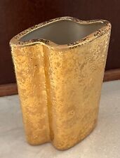 Mid Century Le Mieux 22k Gold 9.5” Tall Vase Beautiful picture