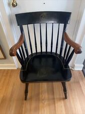 Princeton University Black Captains Chair By Nicholas And Stone picture