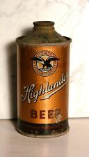 HIGHLANDER BEER - CONE TOP - IRTP - MISSOULA BREWING CO., MISSOULA, MONTANA picture